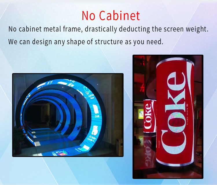 LED软模组柔性显示屏全彩 美邦科技