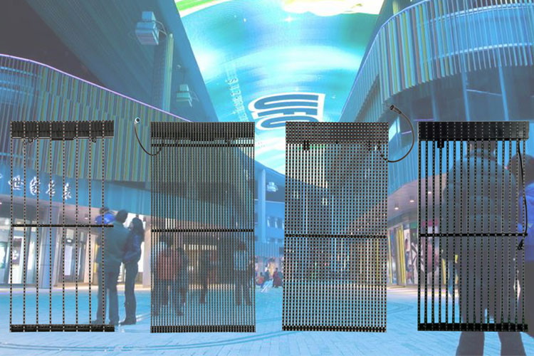 LED显示屏格栅屏美邦科技