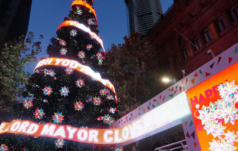 香港海洋公园LED柔性屏全彩美邦科技深圳