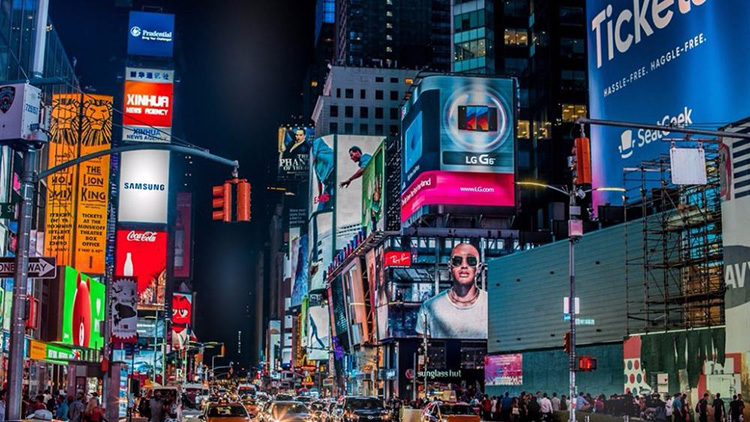 户外商业LED广告屏