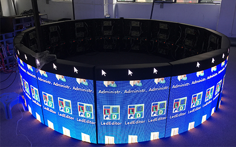 美邦科技光电分享LED柔性屏有哪些高技术支持呢?案例展示