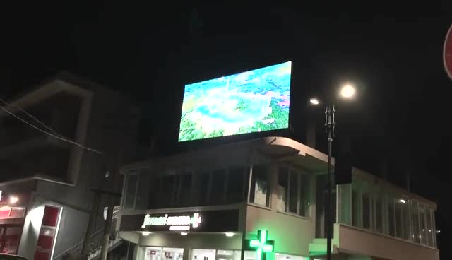 户外P8LED显示屏 意大利案例展示