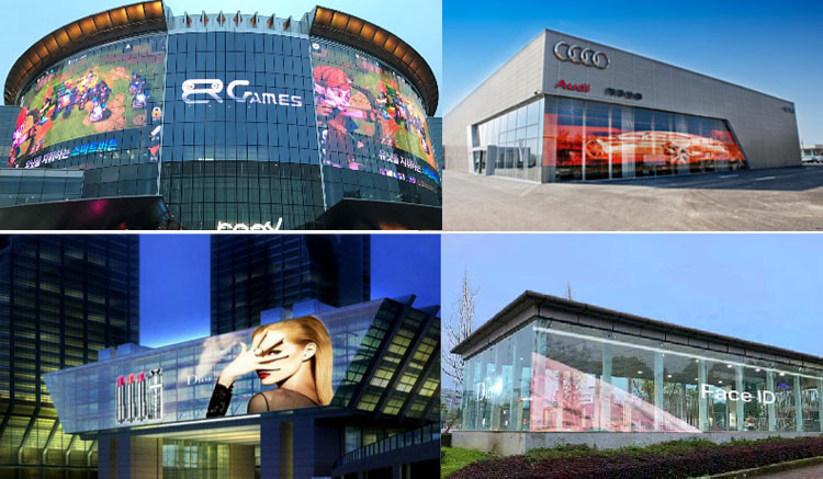 LED贴膜屏应用场景