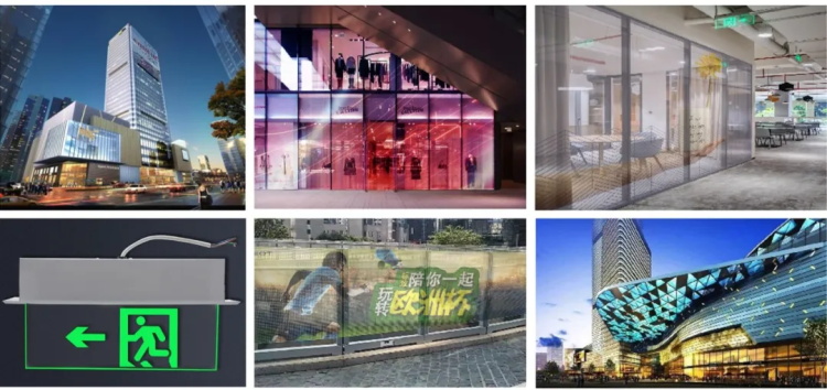 美邦科技LED透明玻璃屏应用场景