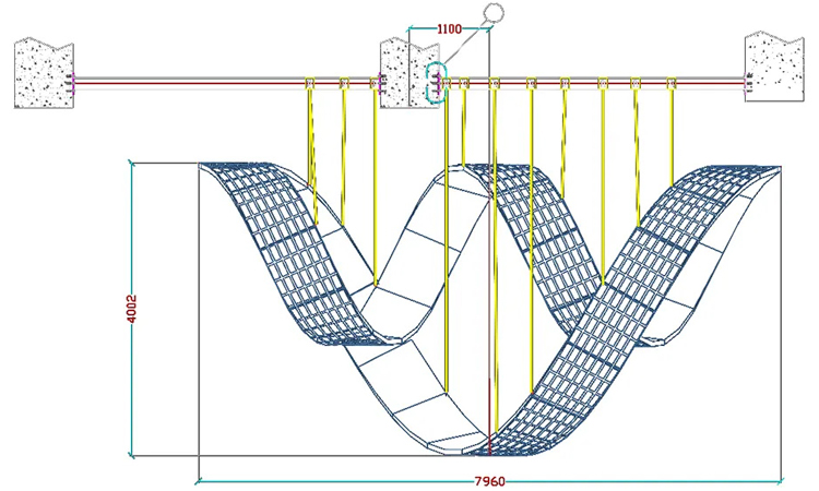 美邦科技创意LED螺旋柔性屏尺寸