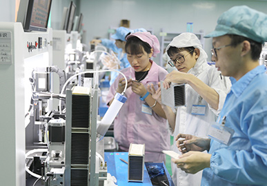 美邦科技工厂一角