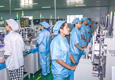 美邦科技工厂一角