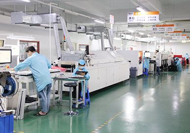 美邦科技工厂一角